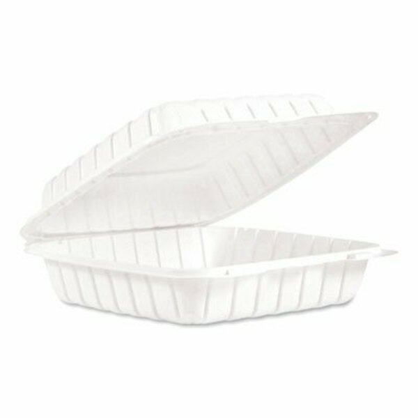 Dart Container TRAY, 1-CMP, HNGD, 150/CT, WH 90MFPPHT1R